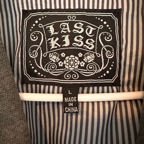 Grey One Button Blazer - Picture 6 of 11